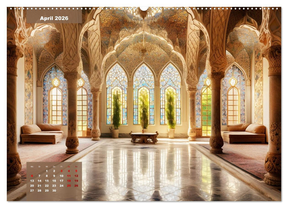 Exotische Paläste (CALVENDO Wandkalender 2026)