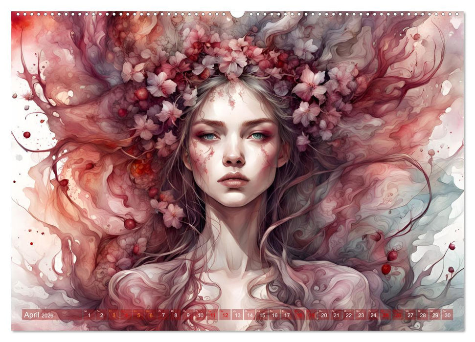 Baum-Prinzessinnen (CALVENDO Premium Wandkalender 2026)