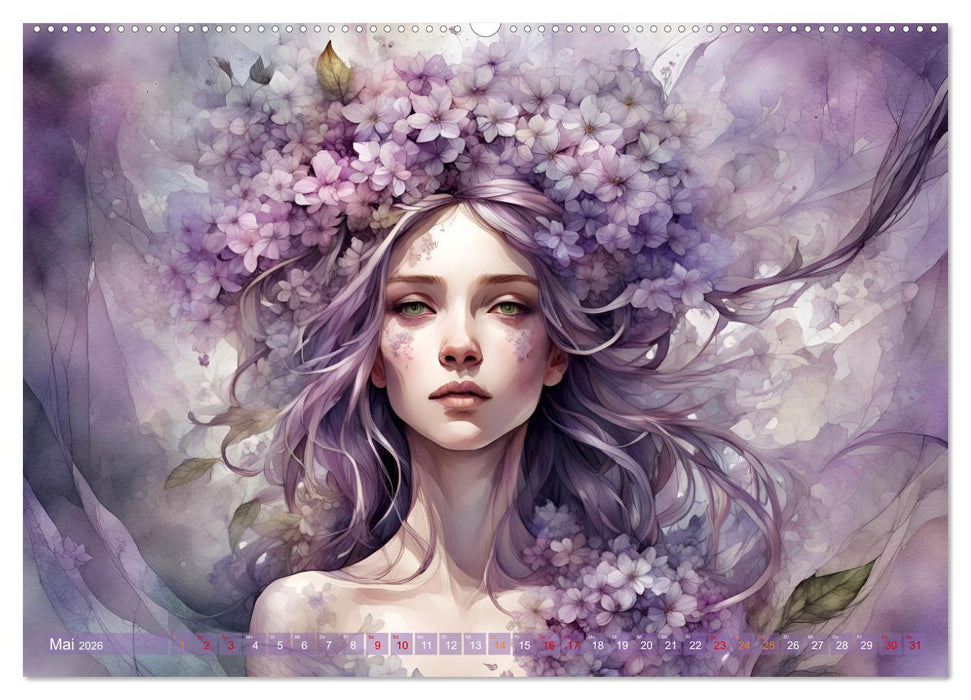 Baum-Prinzessinnen (CALVENDO Premium Wandkalender 2026)
