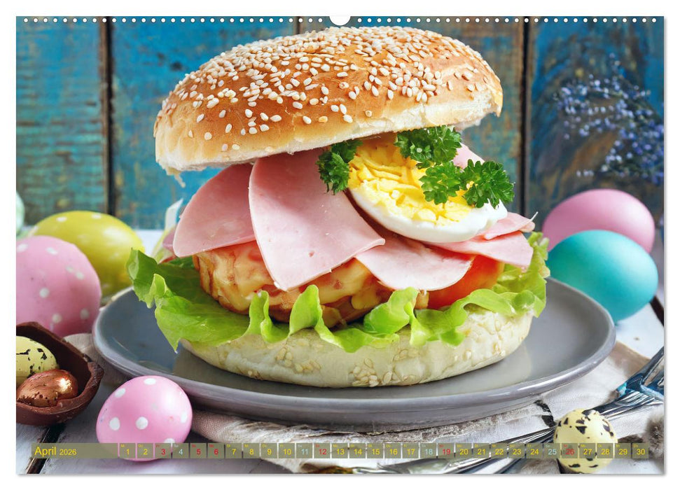 Unsere Burger Deluxe (CALVENDO Premium Wandkalender 2026)