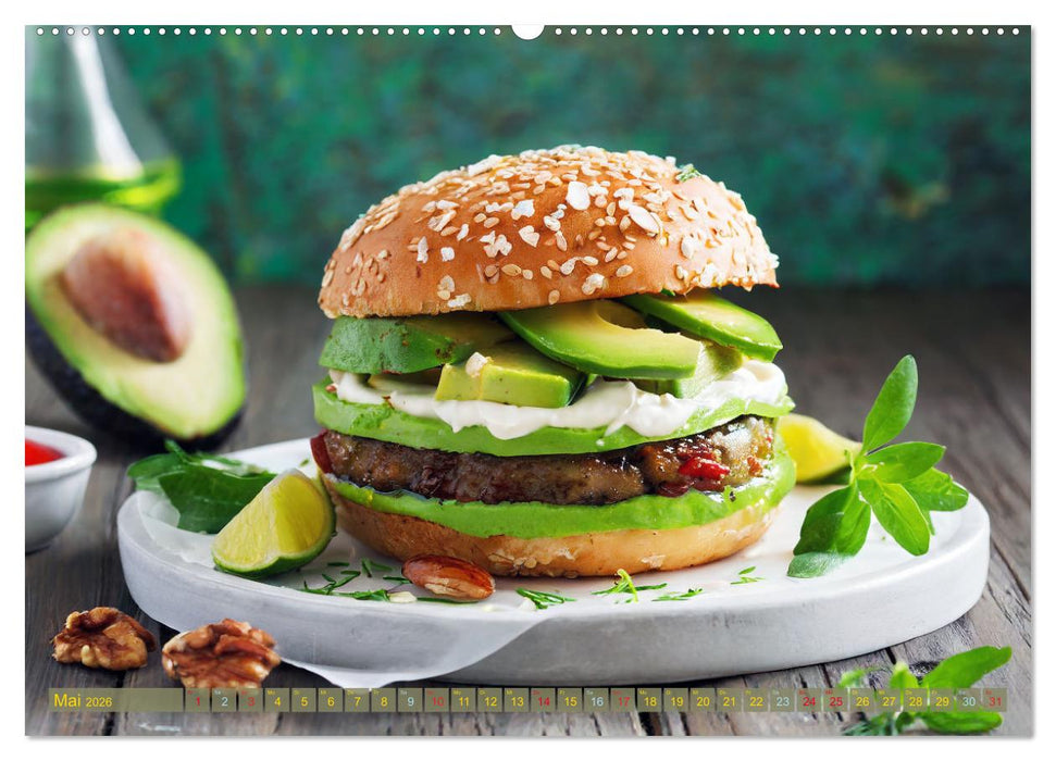 Unsere Burger Deluxe (CALVENDO Premium Wandkalender 2026)