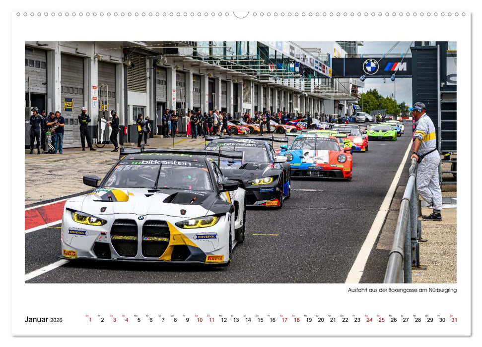 Bayern Power beim GT Masters (CALVENDO Premium Wandkalender 2026)
