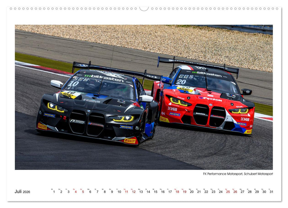 Bayern Power beim GT Masters (CALVENDO Premium Wandkalender 2026)
