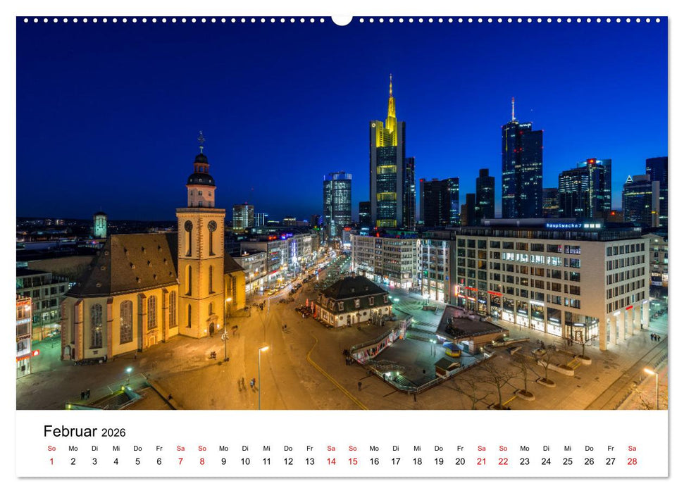 Lichter der Stadt (CALVENDO Premium Wandkalender 2026)