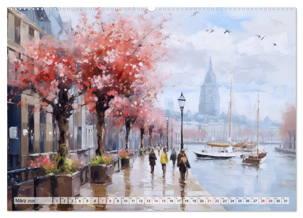 Hafenkante - Ein Leben mit und für den Hafen (CALVENDO Premium Wandkalender 2026)