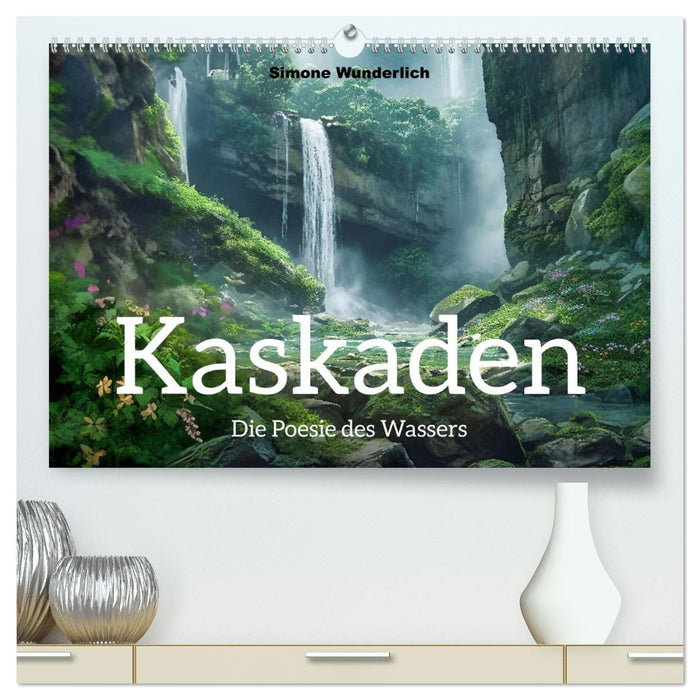 Kaskaden - Die Poesie des Wassers (CALVENDO Premium Wandkalender 2026)