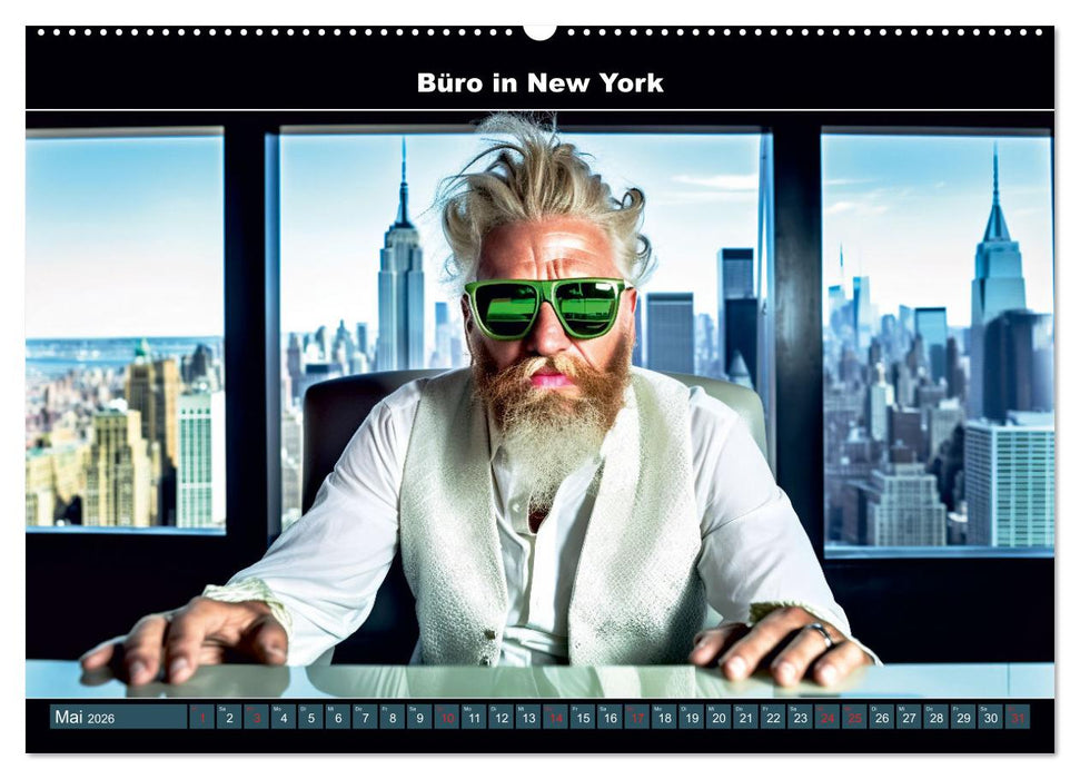 Model-Shooting weltweit mit der künstlichen Intelligenz (CALVENDO Wandkalender 2026)