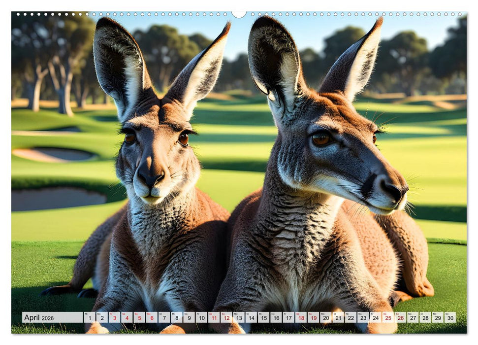 Die Welt der Kängurus (CALVENDO Wandkalender 2026)