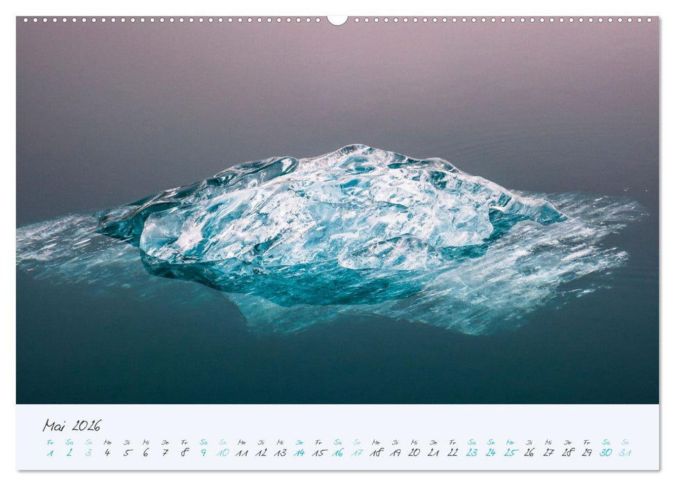 Faszination Eis - In den Fjorden Ostgrönlands (CALVENDO Wandkalender 2026)