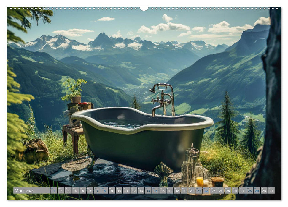 Wannenidylle (CALVENDO Wandkalender 2026)