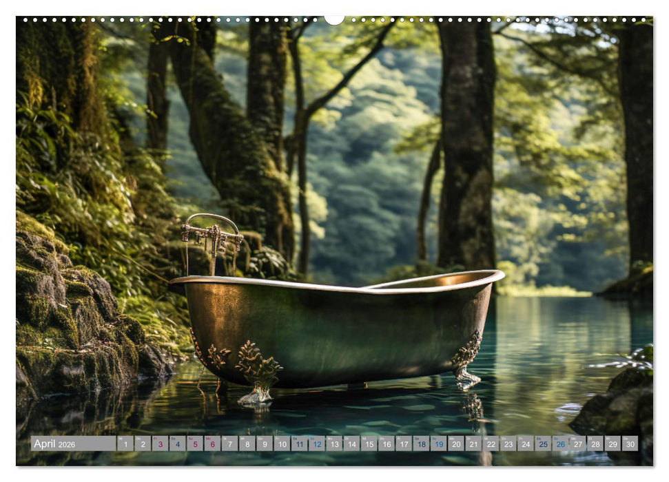 Wannenidylle (CALVENDO Wandkalender 2026)