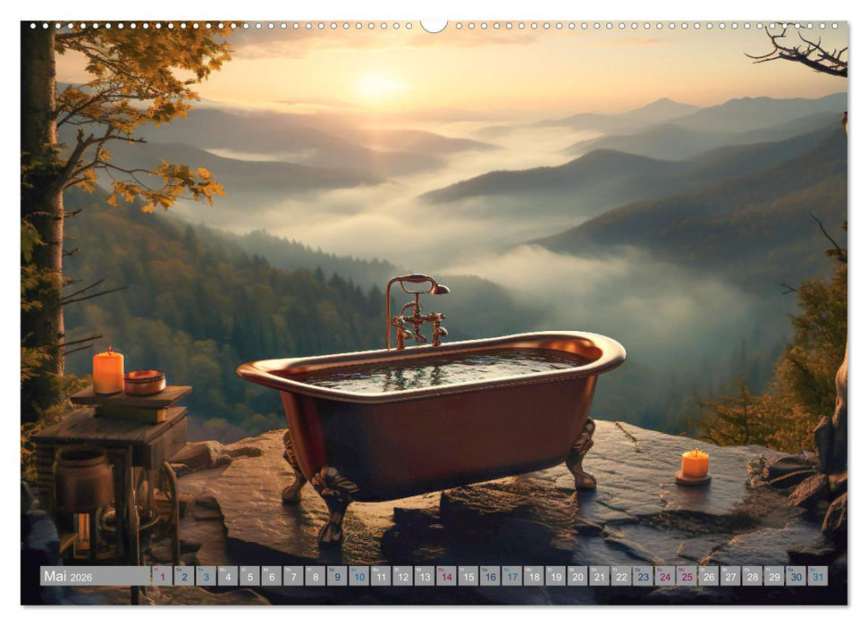 Wannenidylle (CALVENDO Wandkalender 2026)