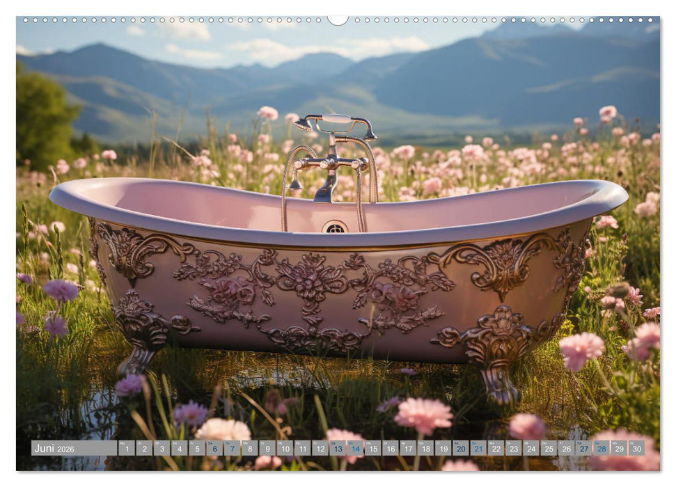 Wannenidylle (CALVENDO Wandkalender 2026)