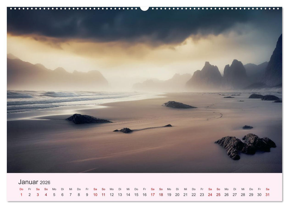 Sturmgetrieben - Der wilde Küstenkalender (CALVENDO Premium Wandkalender 2026)