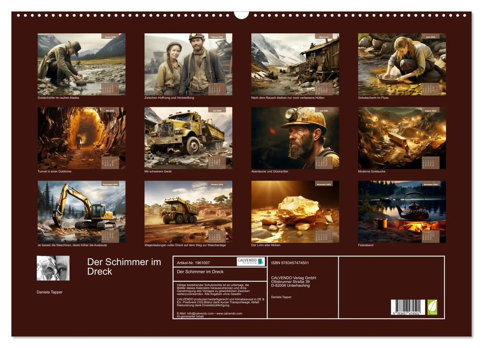 Der Schimmer im Dreck (CALVENDO Wandkalender 2026)