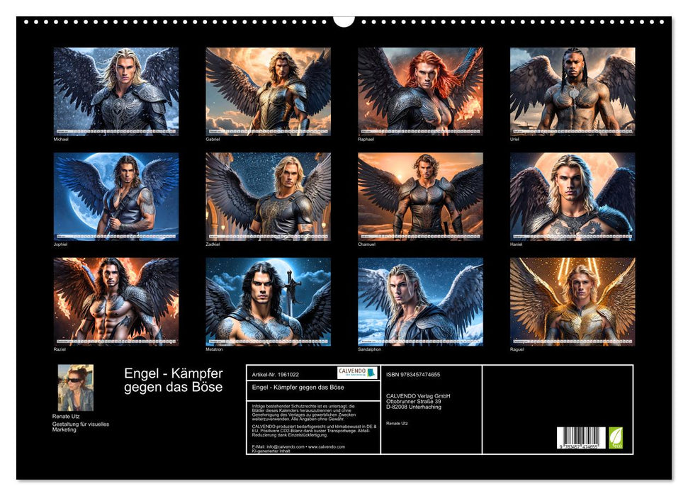 Engel - Kämpfer gegen das Böse (CALVENDO Wandkalender 2026)
