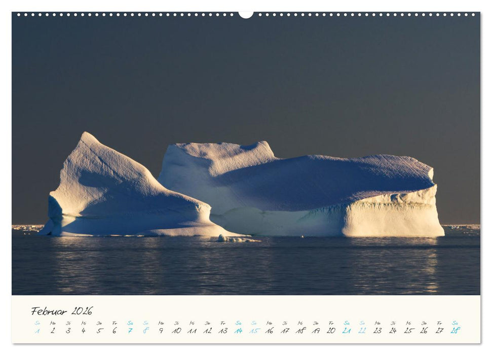 Faszination Eis - In den Fjorden Ostgrönlands (CALVENDO Premium Wandkalender 2026)