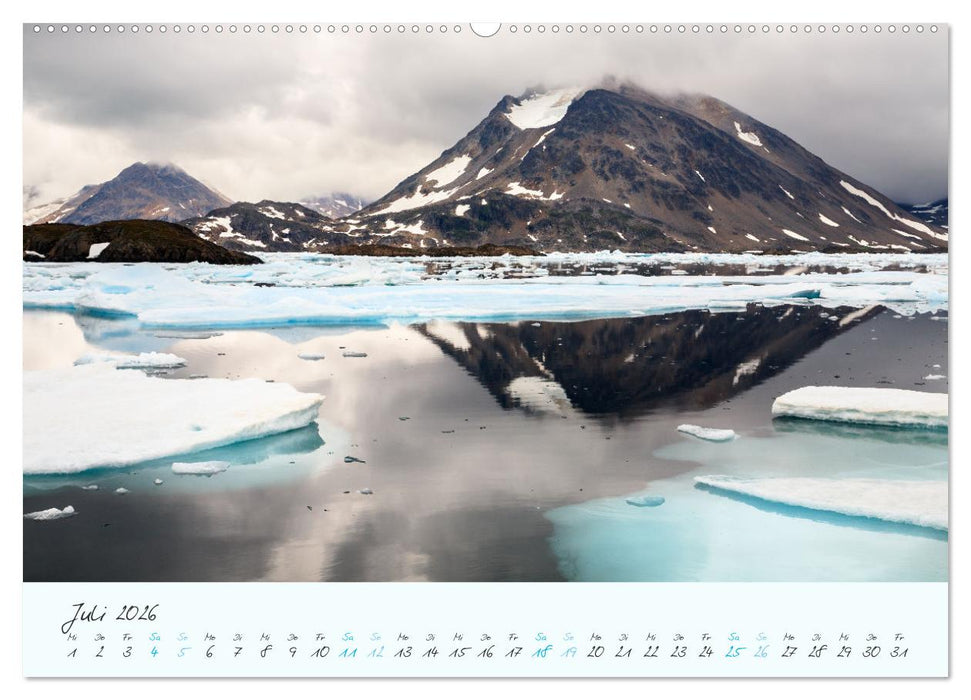Faszination Eis - In den Fjorden Ostgrönlands (CALVENDO Premium Wandkalender 2026)