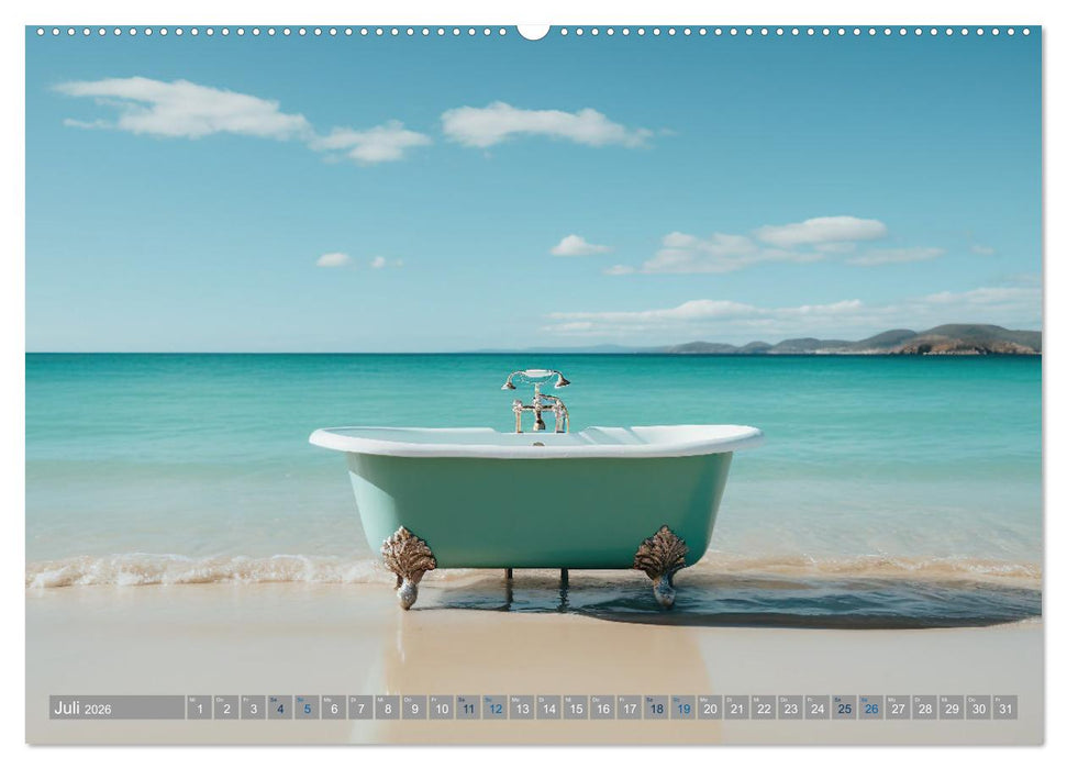 Wannenidylle (CALVENDO Premium Wandkalender 2026)