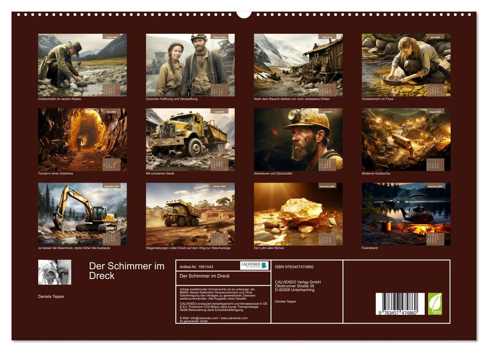 Der Schimmer im Dreck (CALVENDO Premium Wandkalender 2026)