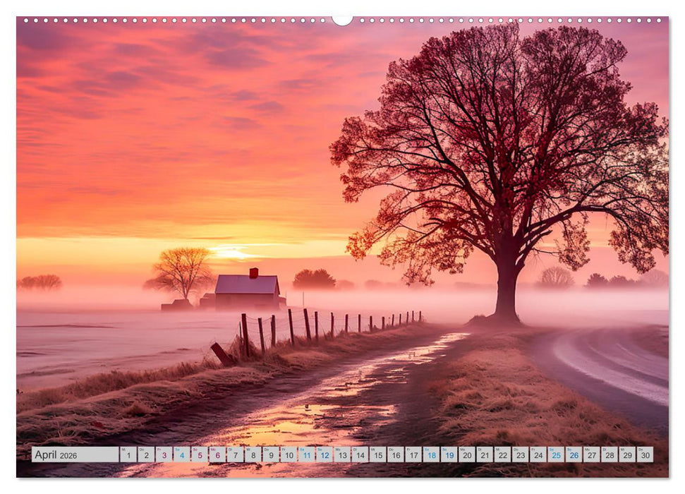Magische Nebelmomente (CALVENDO Premium Wandkalender 2026)