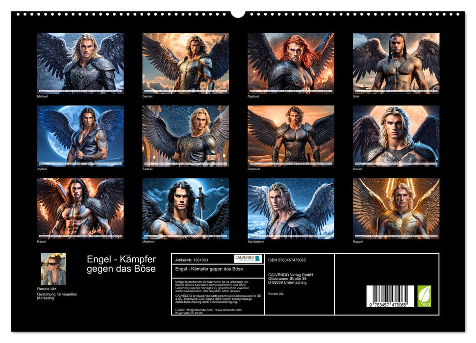 Engel - Kämpfer gegen das Böse (CALVENDO Premium Wandkalender 2026)