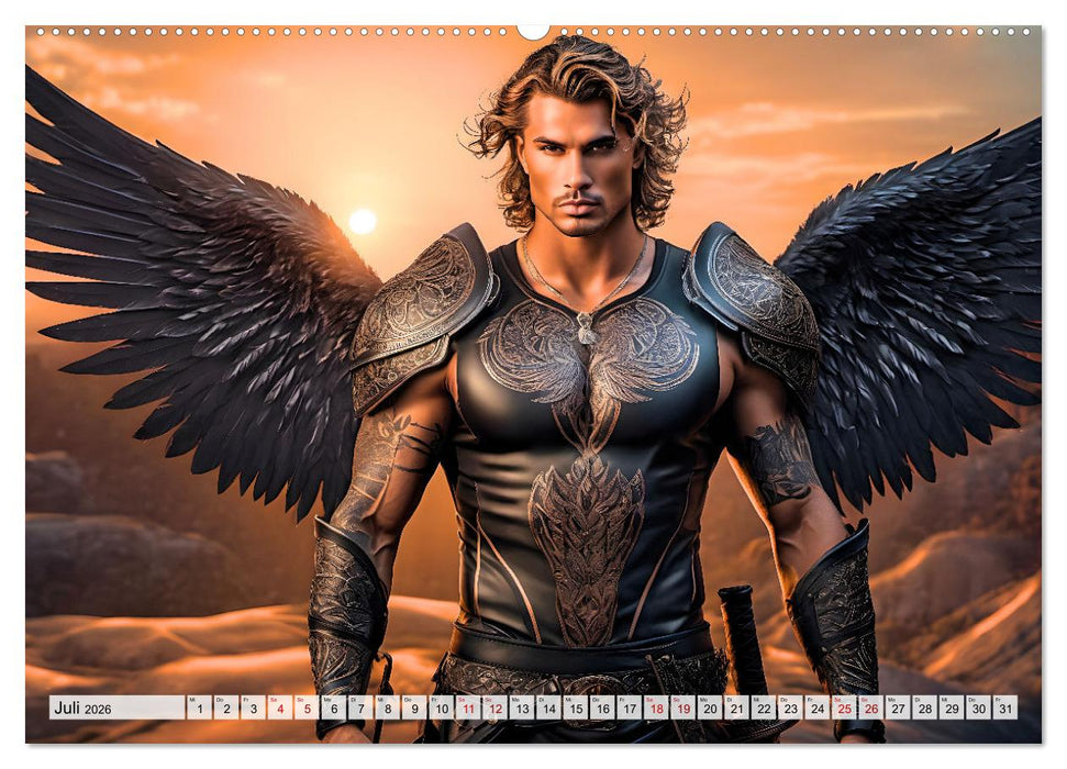 Engel - Kämpfer gegen das Böse (CALVENDO Premium Wandkalender 2026)