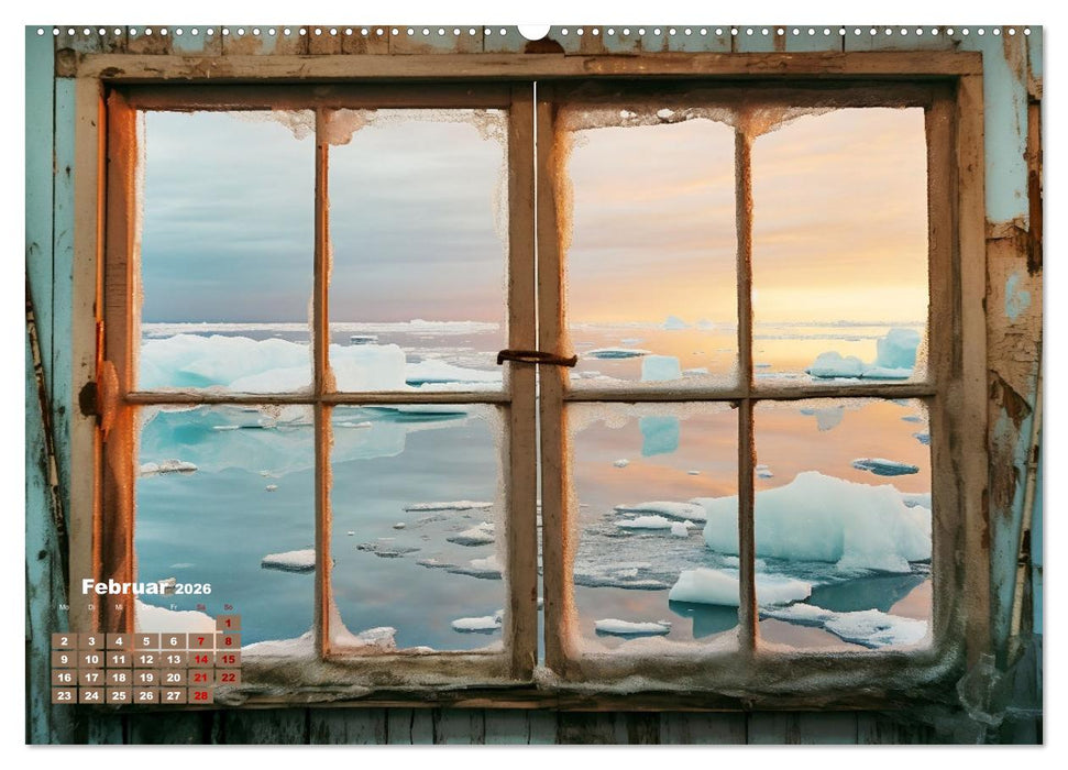 Aus dem Fenster geblickt (CALVENDO Wandkalender 2026)