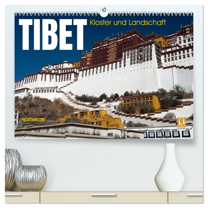 Tibet - Kloster und Landschaft (CALVENDO Premium Wandkalender 2026)