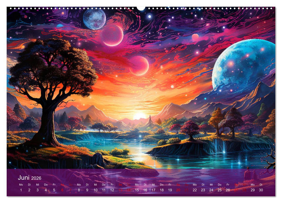 Visionäre Leinwand: Kreative Symbole für Träume und Visionen (CALVENDO Premium Wandkalender 2026)