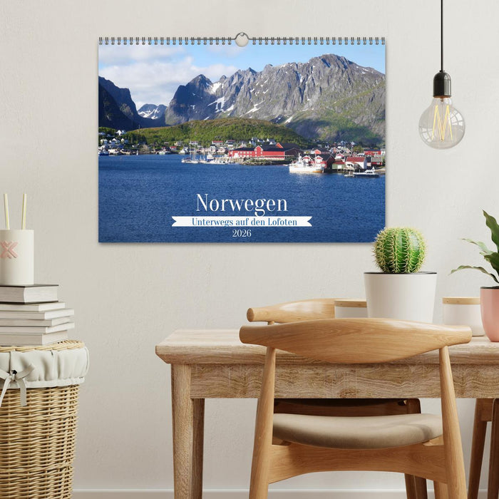 Norwegen - Unterwegs auf den Lofoten (CALVENDO Wandkalender 2026)