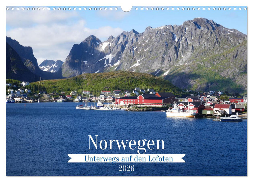 Norwegen - Unterwegs auf den Lofoten (CALVENDO Wandkalender 2026)