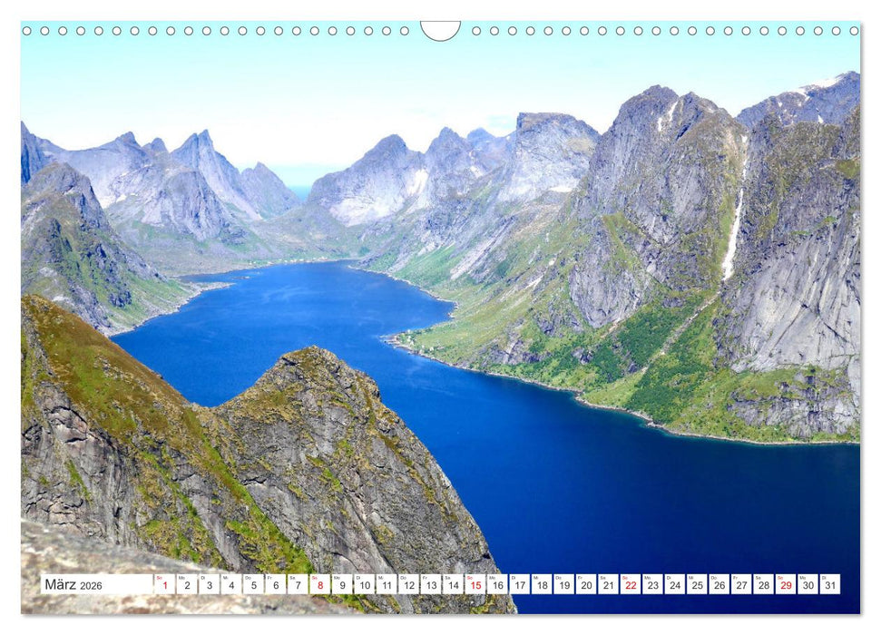 Norwegen - Unterwegs auf den Lofoten (CALVENDO Wandkalender 2026)