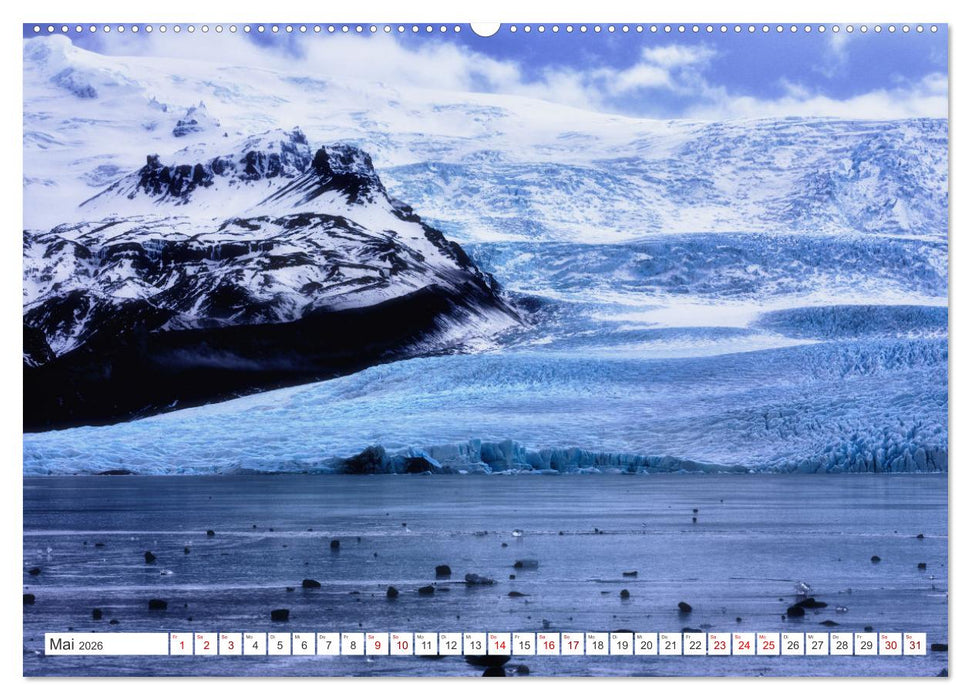 Island - faszinierende Landschaften im Süden (CALVENDO Premium Wandkalender 2026)