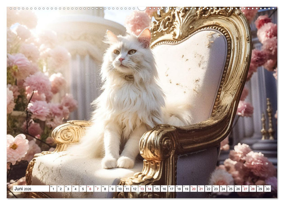 Das Jahr der Samtpfoten (CALVENDO Wandkalender 2026)