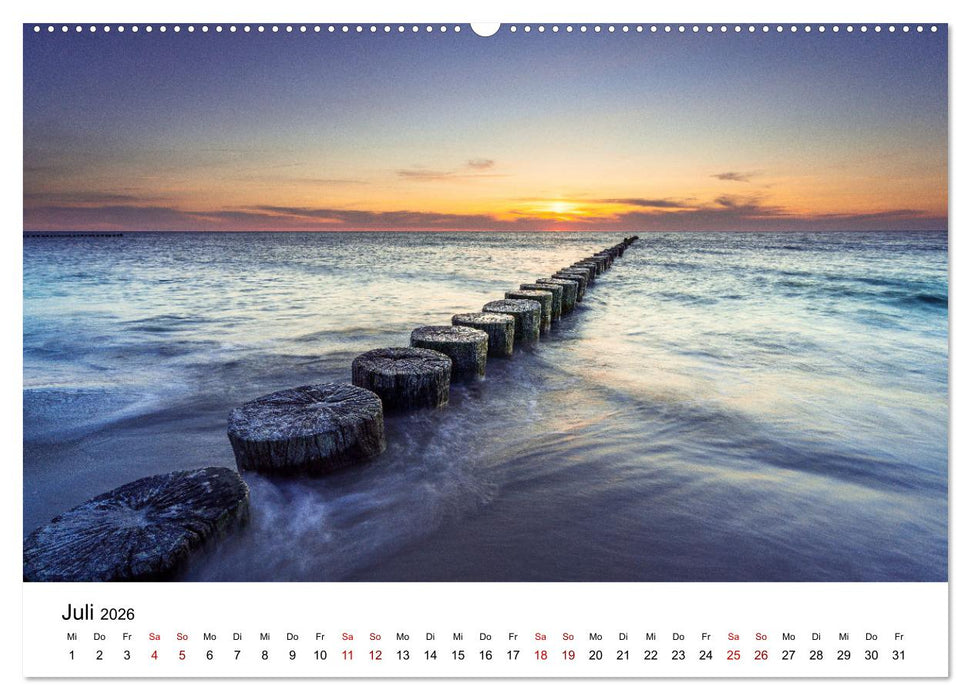 Naturwelten in Deutschland - Von Norden bis Süden (CALVENDO Premium Wandkalender 2026)