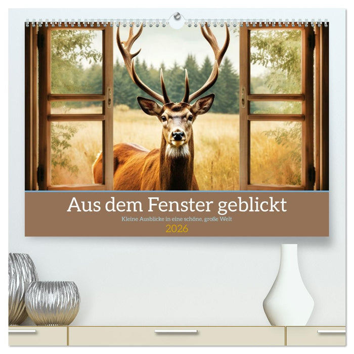 Aus dem Fenster geblickt (CALVENDO Premium Wandkalender 2026)