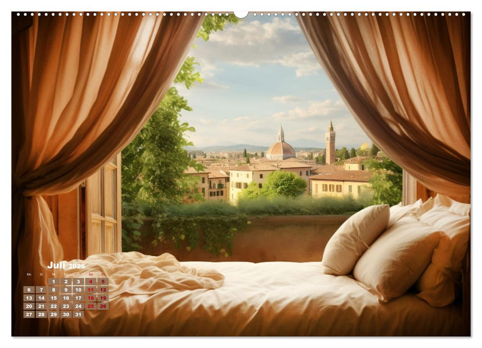 Aus dem Fenster geblickt (CALVENDO Premium Wandkalender 2026)