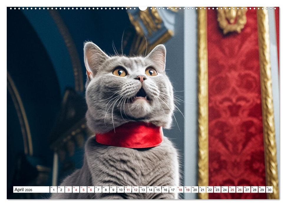 Das Jahr der Samtpfoten (CALVENDO Premium Wandkalender 2026)