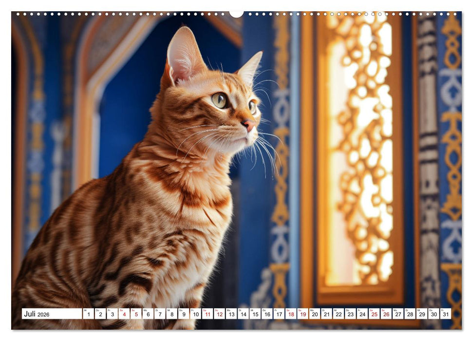 Das Jahr der Samtpfoten (CALVENDO Premium Wandkalender 2026)
