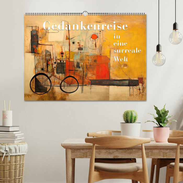 Gedankenreise in eine surreale Welt (CALVENDO Wandkalender 2026)