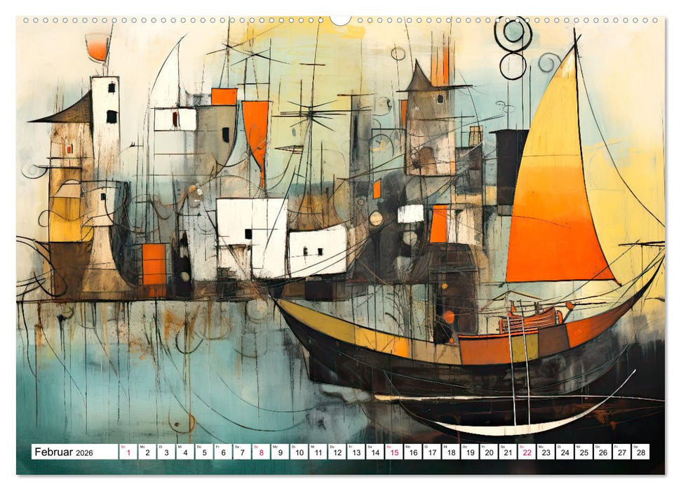 Gedankenreise in eine surreale Welt (CALVENDO Wandkalender 2026)