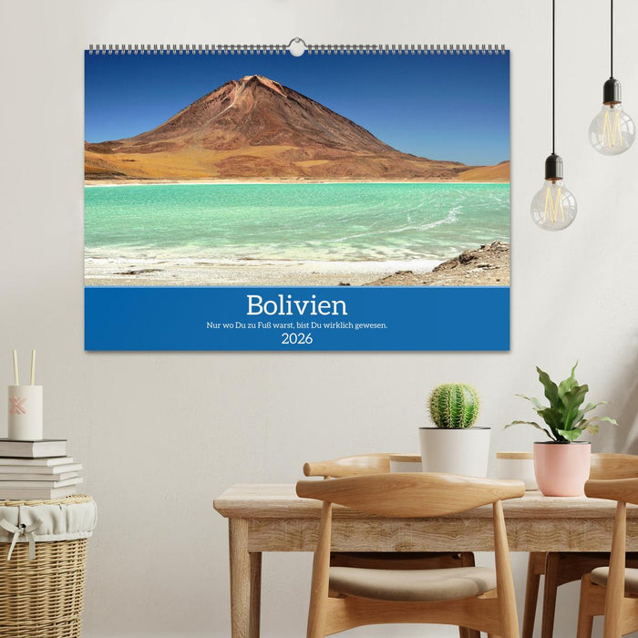 Bolivien - Eine Wanderreise (CALVENDO Wandkalender 2026)