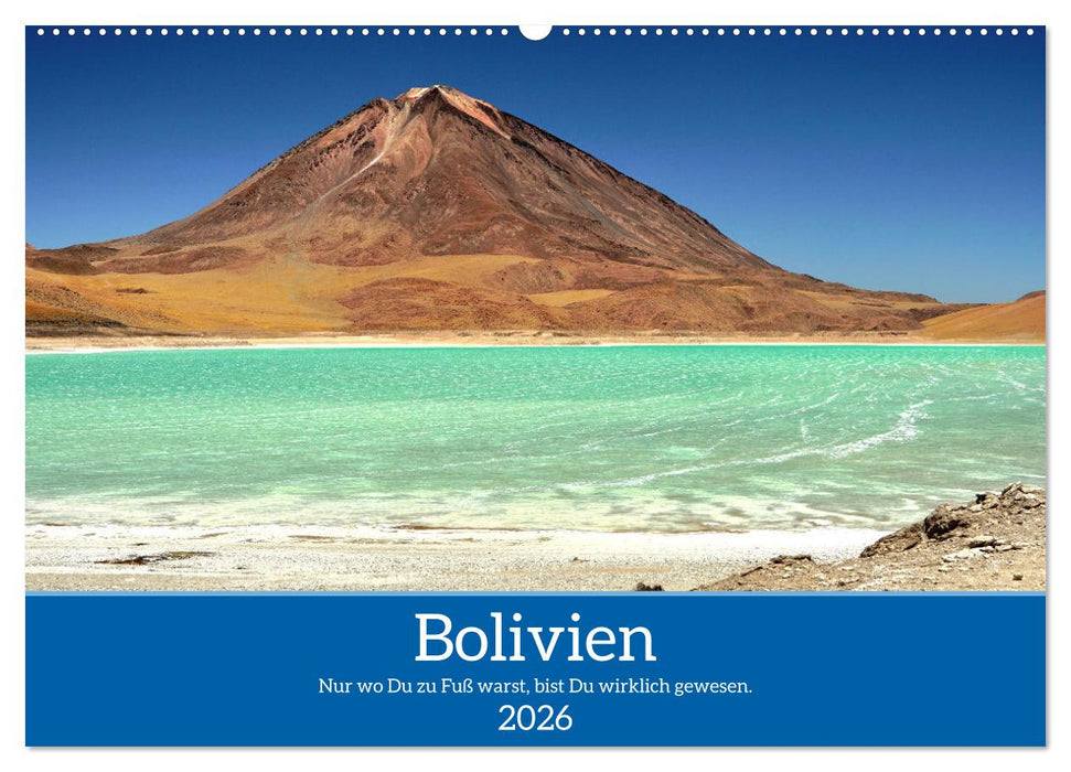 Bolivien - Eine Wanderreise (CALVENDO Wandkalender 2026)