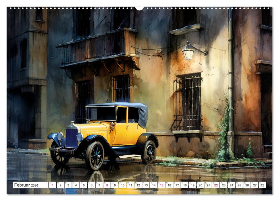 Oldtimer - Vergangenheit neu entdeckt (CALVENDO Wandkalender 2026)