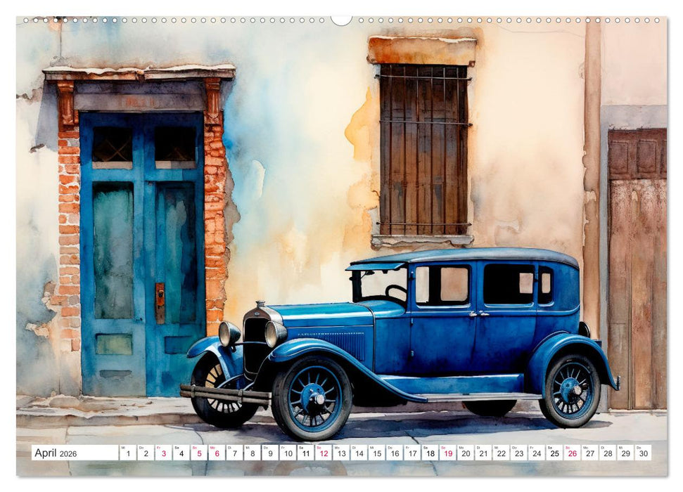 Oldtimer - Vergangenheit neu entdeckt (CALVENDO Wandkalender 2026)