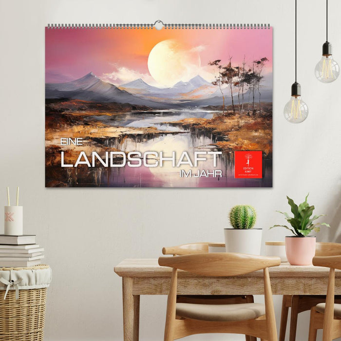 Eine Landschaft im Jahr (CALVENDO Wandkalender 2026)