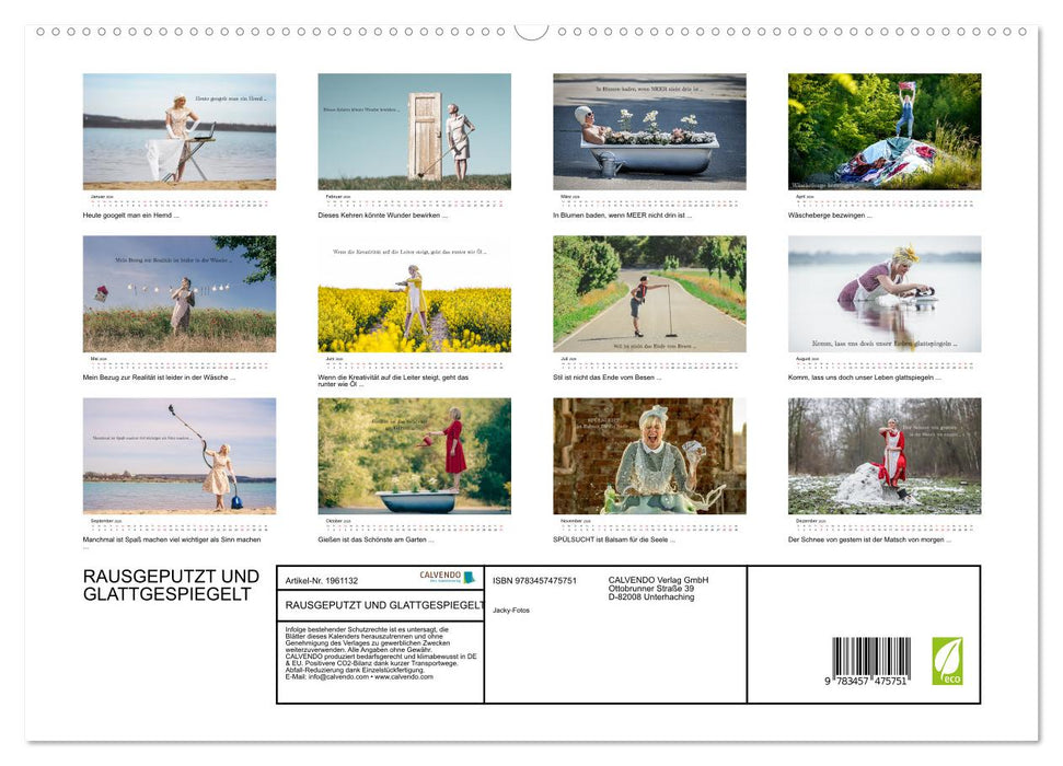 RAUSGEPUTZT UND GLATTGESPIEGELT (CALVENDO Premium Wandkalender 2026)