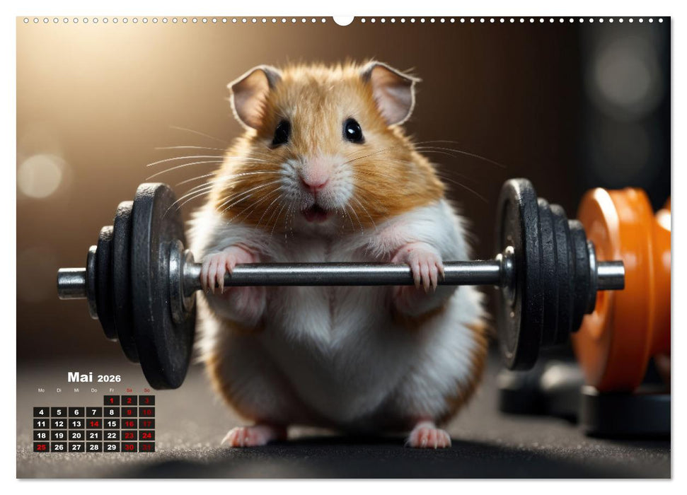 Hamstertage (CALVENDO Wandkalender 2026)