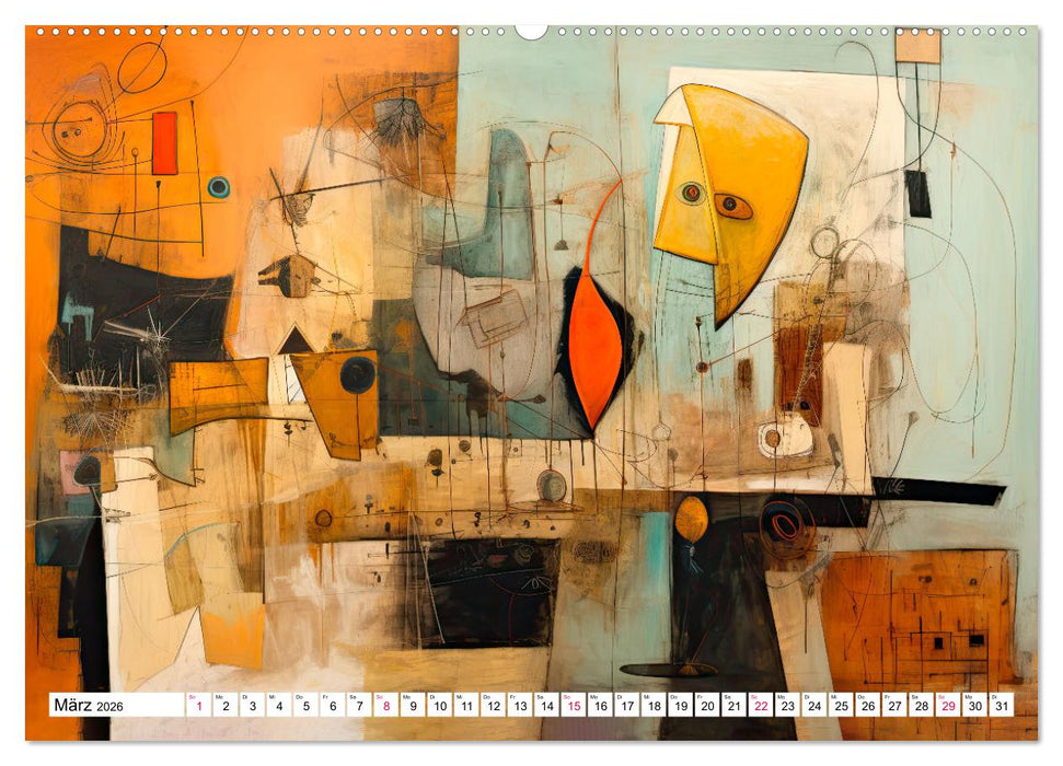 Gedankenreise in eine surreale Welt (CALVENDO Premium Wandkalender 2026)